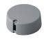 OKW 40mm Grey Potentiometer Knob for 6mm Shaft Round Shaft, A1040068