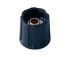 OKW 16mm Black Potentiometer Knob for 6mm Shaft Round Shaft, A2516060