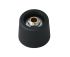 OKW 20mm Black Potentiometer Knob for 6mm Shaft Round Shaft, A3120069
