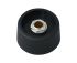 OKW 31mm Black Potentiometer Knob for 45295in Shaft Round Shaft, A3131639