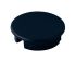 OKW Black Potentiometer Knob Round Shaft, A4120000