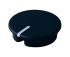 OKW Black Potentiometer Knob Round Shaft, A4123100