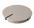 OKW Grey Potentiometer Knob Round Shaft, A4150107