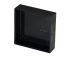 PCB dobozok Fekete PF, 50.15 x 50.15 x 15.1mm