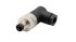 Cable connector, Male, M8, 4pins, Angled