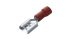 RND RND 465 Red Insulated Female Spade Connector, Blade receptacle, 6.3 x 0.8mm Tab Size