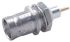 Huber+Suhner 22_BNT Series Socket Bulkhead Circular Coaxial Connector, Solder Termination, Straight Body