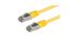 RND Cat6 Straight Male RJ45 to Straight Male RJ45 Ethernet Cable, SF/UTP, Yellow PVC Sheath, 1m