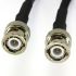 RS PRO Male BNC to Male BNC Coaxial Cable, 100mm, RG223 Coaxial, Terminated