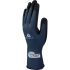 Delta Plus VV733GREEN Blue Polyester Abrasion Resistant, Cut Resistant, Tear Resistant Gloves, Size 7, Small, Latex