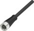 RS PRO Straight Female 3 way 7/8 in Circular to Actuator/Sensor Cable, 10m