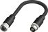 RS PRO Straight Female 12 way M12 to Straight Male 12 way M12 Actuator/Sensor Cable, 5m