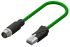 RS PRO Straight Male 4 way M12 to Straight Male 4 way M12 Actuator/Sensor Cable, 15m