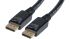 Value Male DisplayPort to Male DisplayPort Display Port Cable, 3840 x 2160pixels, 3m