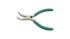 Proskit 1PK-055S Bent Nose Pliers, 130 mm Overall, Bent Tip, 30mm Jaw