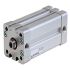 Norgren Pneumatic Cylinder - RA/192020/MX/20, 20mm Bore, 200mm Stroke, ISO Compact Series, Double Acting