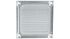 Filtro de ventilador Fandis de acero inoxidable, dim. 83.8x83.8x4.45mm, con marco de Aluminium, para ventilador de