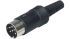 Złącze DIN 6 -pinowe Wtyk Montaż na kablu 34 V