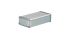 Teko MINITEKAL Series Grey Aluminium Enclosure, Transparent Lid, 71.2 x 43.25 x 23mm