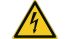 Brady Sicherheitszeichen, , Schwarz/Gelb, Gefahr: Elektrizität, H 173 mm B 200mm