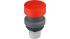 Emergency stop button Red/Grey/25mm