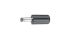 DC tápcsatlakozó dugó Egyenes, Kábelre szerelhető, hossz: 9.5mm