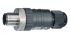 Lumberg Automation M12 Industrielle cirkulære stik 8-Polet Stik, Kabelmontering med Han Kontakter, IP67