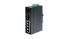 Switch Ethernet industriale Planet-Wattohm 4 porte RJ45, 100Mbit/s, montaggio Guida DIN, a parete