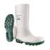 Dunlop WORK-IT SAFETY Green, White Steel Toe Capped Unisex Safety Boots, UK 3, EU 35