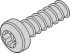 nVent SCHROFF Guide Rail Screw for Use with Front Panels