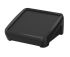 Bopla BoPad Series Black ABS Desktop Enclosure, Sloped Front, 122 x 118 x 57.60mm