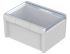 Bopla Bocube Series Light Grey Polycarbonate V0 Enclosure, IP66, IP68, IK07, Clear Lid, 160 x 300 x 239mm