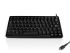 Ceratech KYB500-K82A-C Wired USB Compact Keyboard, QWERTY (UK), Black