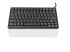 Ceratech KYB500-K82A-CY Wired PS/2 & USB Compact Keyboard, QWERTY (Cyrillic), Black