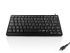 Ceratech KYB500-K82A-FR-C Wired USB Compact Keyboard, QWERTY (French), Black