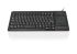 Ceratech KYB500-K82B-15CY Wired USB Touchpad Keyboard, QWERTY (Cyrillic), Black