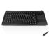 Ceratech KYB500-K82B-C Wired USB Touchpad Keyboard, QWERTY (UK), Black