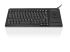 Ceratech KYB500-K82B-CY Wired USB Touchpad Keyboard, QWERTY (Cyrillic), Black