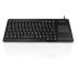 Ceratech KYB500-K82B-GR Wired USB Touchpad Keyboard, QWERTZ (German), Black