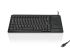 Ceratech 有线轨迹球键盘, USB接口, QWERTY（美国）布局, 黑色, KYB500-K82D-US-C
