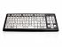 Ceratech KYB-M2BLK-LCUHBT Wireless Bluetooth Vision Impairment Keyboard, QWERTY (UK), Multi Colour