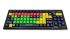 Ceratech KYB-M2MIX-UCUSBT Wireless Bluetooth Early Learning Keyboard, QWERTY (US), Multi Colour