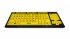 Ceratech KYB-M2VIS-UCITBT Wireless Bluetooth Vision Impairment Keyboard, QWERTY (Italy), Multi Colour
