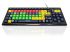 Ceratech KYB-MON2MIX-UCFR Wired USB Early Learning Keyboard, QWERTY (French), Multi Colour