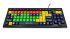 Ceratech KYB-MON2MIX-UCUS Wired USB Early Learning Keyboard, QWERTY (US), Multi Colour