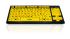 Ceratech KYB-MON2VIS-UCFR Wired USB Vision Impairment Keyboard, QWERTY (French), Yellow