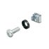 nVent-SCHROFF 21190 Series Zinc Plated Steel Assembly Screw for Use with Panels