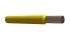Habia E 2219 Series Yellow 0.61 mm² Hook Up Wire, 22 AWG, 100m, PTFE Insulation