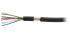 Kabeltronik Round Twisted Pair Cable, 0.05 mm², 2 Cores, 30 AWG, Screened, 50m, Black Sheath