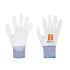 Honeywell Safety Vertigo White Spectra Cut Resistant Work Gloves, Size 6, Polyurethane Coating
